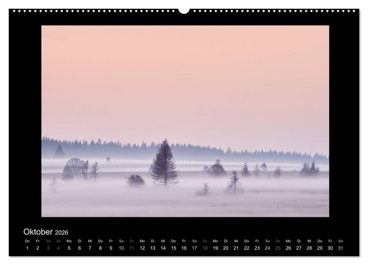 Produktbild: Hohes Venn und Ardennen (hochwertiger Premium Wandkalender 2026 DIN A2 quer), Kunstdruck in Hochglanz