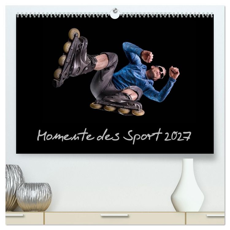 Produktbild: Momente des Sport (hochwertiger Premium Wandkalender 2027 DIN A2 quer), Kunstdruck in Hochglanz
