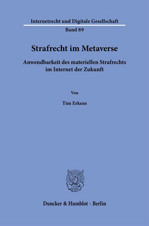 Produktbild: Strafrecht im Metaverse