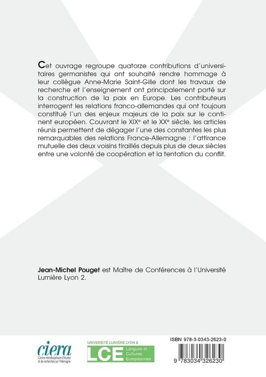 Produktbild: Conflit et coop&eacute;ration France &ndash; Allemagne XIXe&ndash;XXe si&egrave;cle