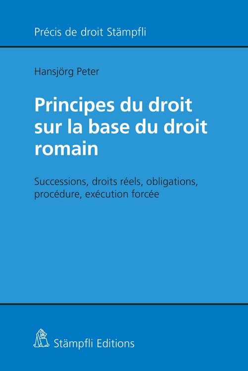 Produktbild: Principes du droit sur la base du droit romain