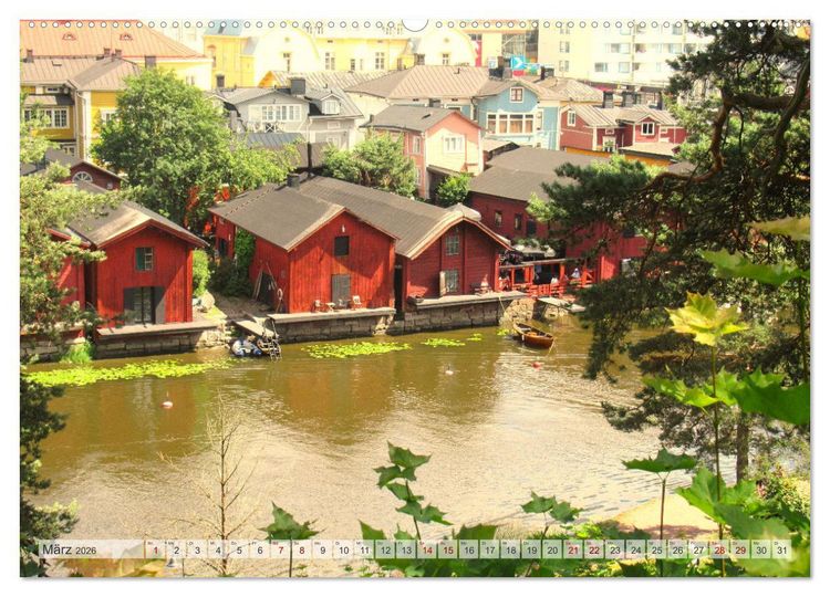 Produktbild: Helsinki und Umgebung - Eine Reise in den S&uuml;den Finnlands (hochwertiger Premium Wandkalender 2026 DIN A2 quer), Kunstdruck in Hochglanz