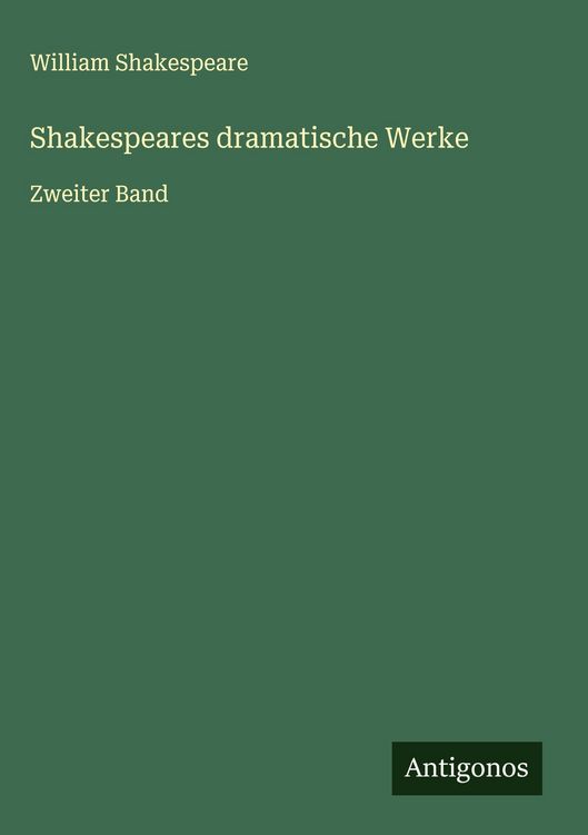 Produktbild: Shakespeares dramatische Werke