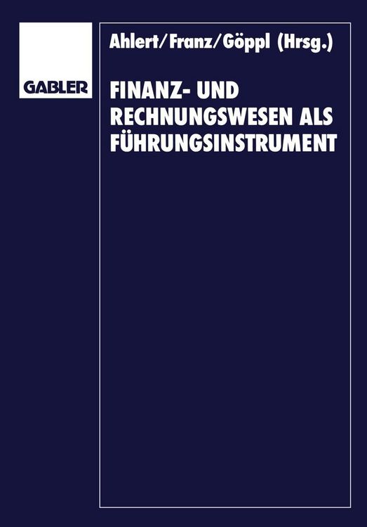 Produktbild: Finanz- und Rechnungswesen als F&uuml;hrungsinstrument