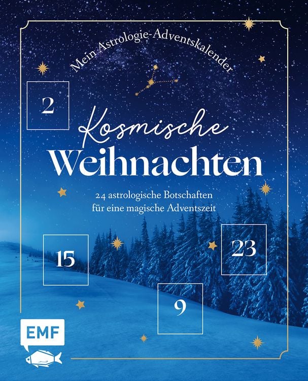 Produktbild: Mein Astrologie-Adventskalender-Buch: Kosmische Weihnachten