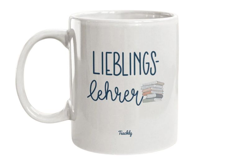 Produktbild: Teachly Tasse, Lieblingslehrer, blau