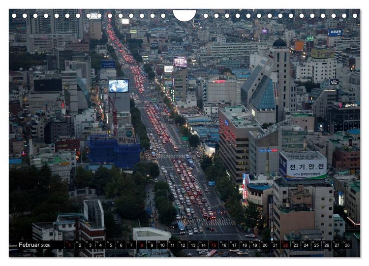 Produktbild: Seoul (Wandkalender 2026 DIN A4 quer), CALVENDO Monatskalender