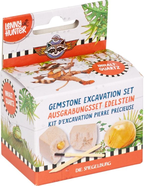 Produktbild: Ausgrabungsset Edelstein - Lenny Hunter, sort.