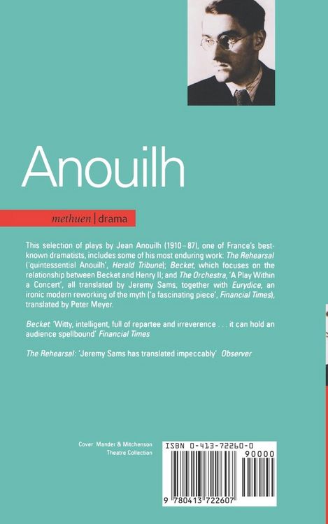 Produktbild: Anouilh Plays
