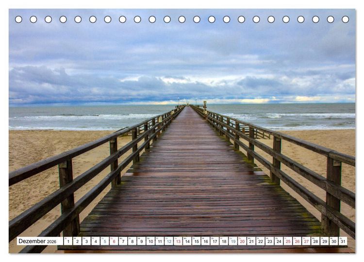 Produktbild: Prerow auf dem Dar&szlig; - Sehnsuchtsort an der Ostsee (Tischkalender 2026 DIN A5 quer), CALVENDO Monatskalender