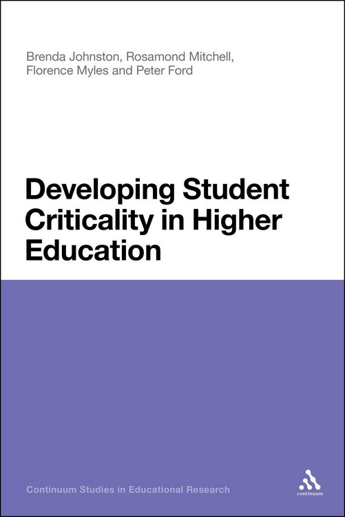Produktbild: Developing Student Criticality in Higher Education