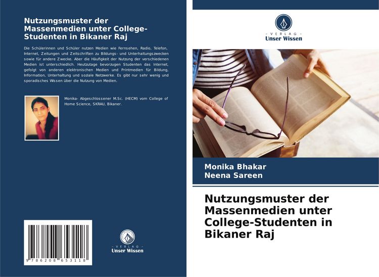 Produktbild: Nutzungsmuster der Massenmedien unter College-Studenten in Bikaner Raj