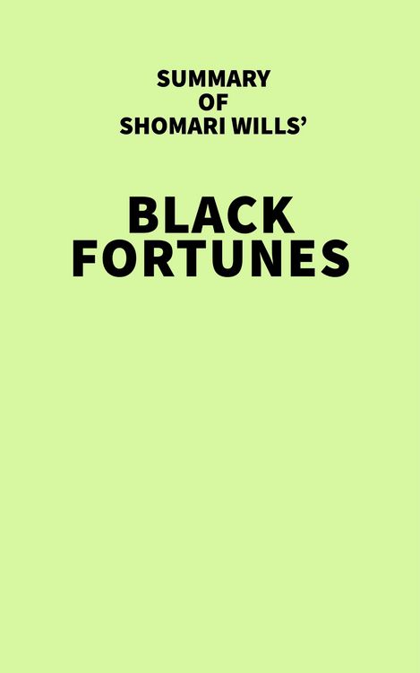 Produktbild: Summary of Shomari Wills' Black Fortunes