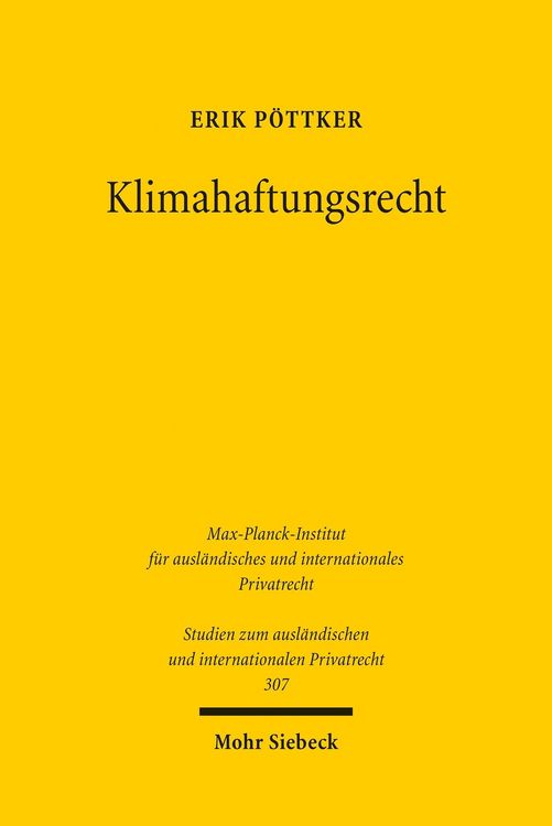 Produktbild: Klimahaftungsrecht