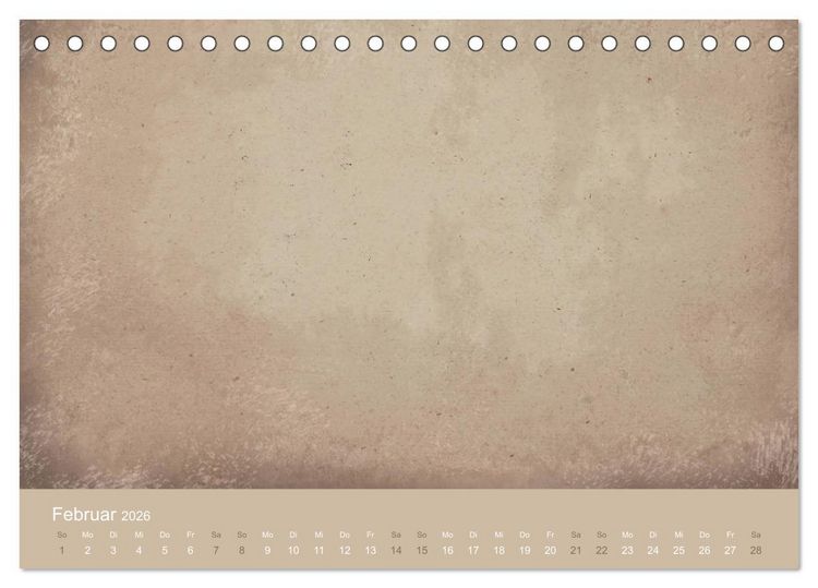 Produktbild: Vintage DIY Bastel-Kalender (Tischkalender 2026 DIN A5 quer), CALVENDO Monatskalender