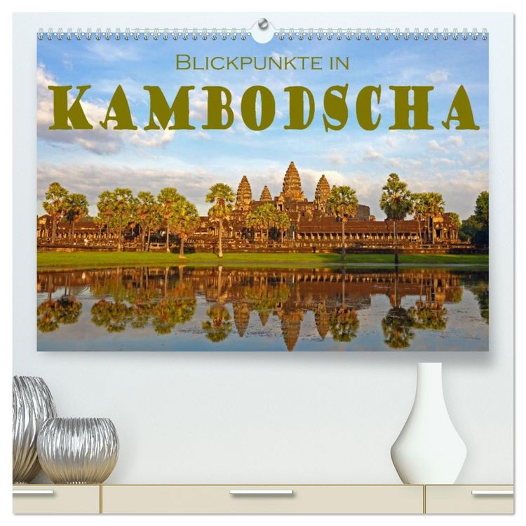 Produktbild: Blickpunkte in Kambodscha (hochwertiger Premium Wandkalender 2026 DIN A2 quer), Kunstdruck in Hochglanz