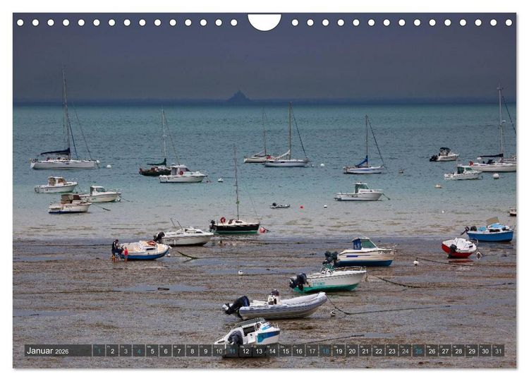 Produktbild: Farben der Bretagne (Wandkalender 2026 DIN A4 quer), CALVENDO Monatskalender