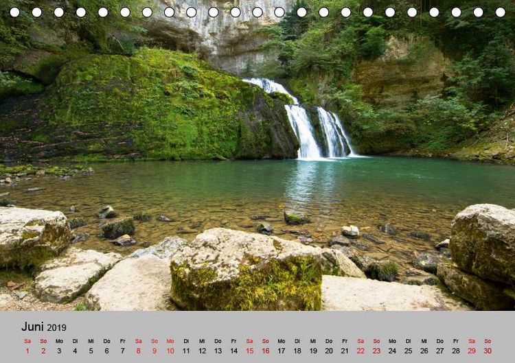 Produktbild: Zauberhaftes Franche Comt&eacute; (Tischkalender 2019 DIN A5 quer)