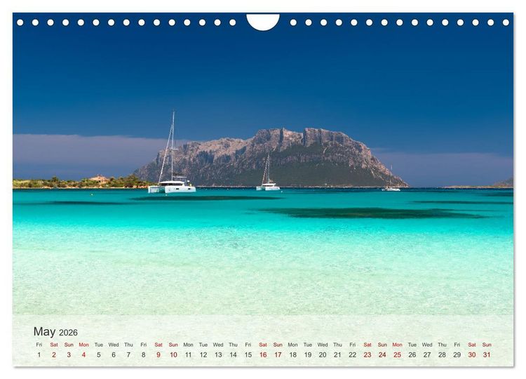 Produktbild: Wonderful Sardinia (Wall Calendar 2026 DIN A4 landscape), CALVENDO 12 Month Wall Calendar