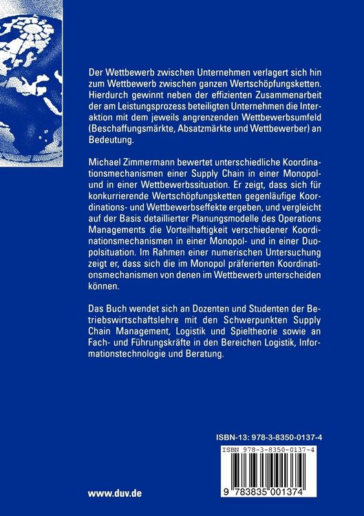 Produktbild: Supply Chain Koordination im Wettbewerbsumfeld