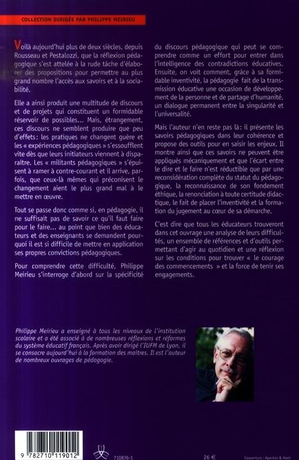 Produktbild: P&eacute;dagogie entre le dire et le faire