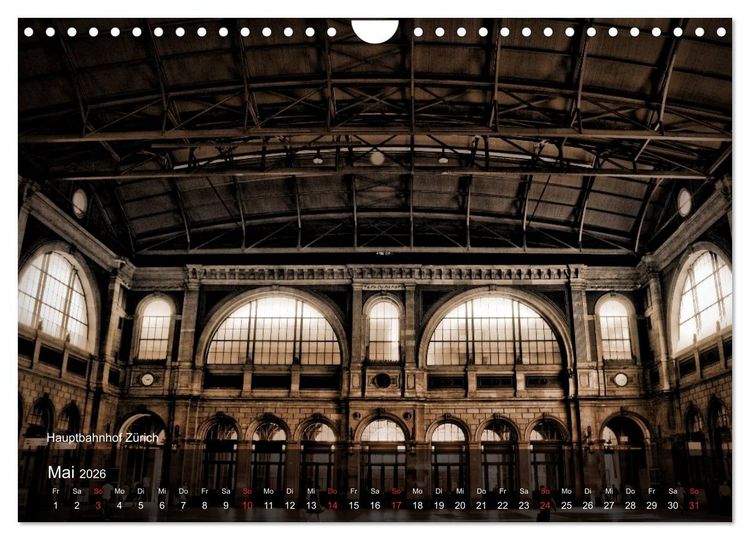 Produktbild: Gutes altes Z&uuml;rich (Wandkalender 2026 DIN A4 quer), CALVENDO Monatskalender