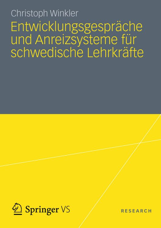 Produktbild: Entwicklungsgespr&auml;che und Anreizsysteme f&uuml;r schwedische Lehrkr&auml;fte