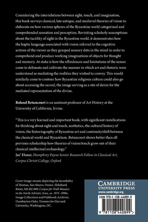 Produktbild: Sight, Touch, and Imagination in Byzantium