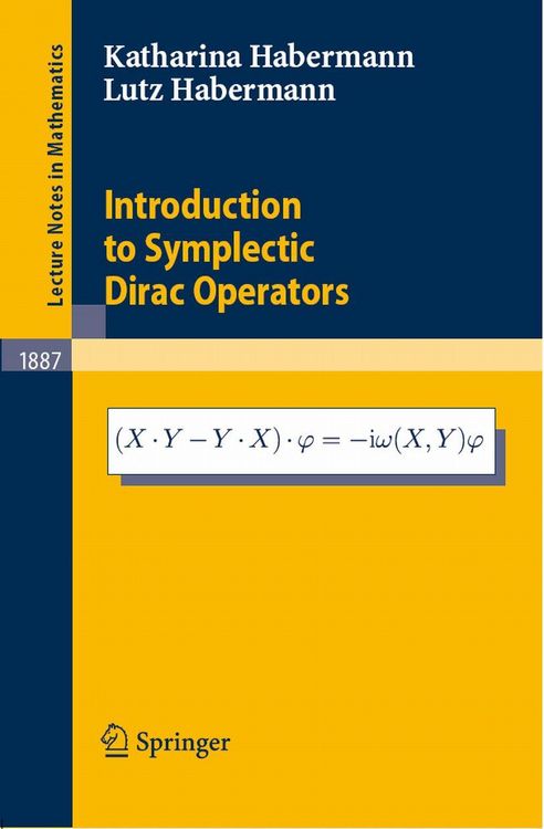 Produktbild: Introduction to Symplectic Dirac Operators