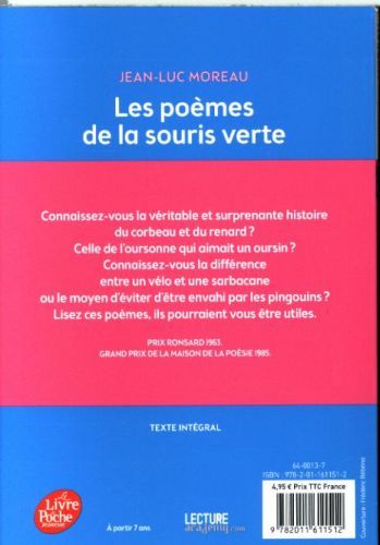 Produktbild: Les po&egrave;mes de la souris verte