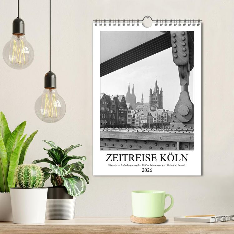 Produktbild: Zeitreise K&ouml;ln 1930er Jahre. Fotograf: Karl Heinrich L&auml;mmel (Wandkalender 2026 DIN A4 hoch), CALVENDO Monatskalender