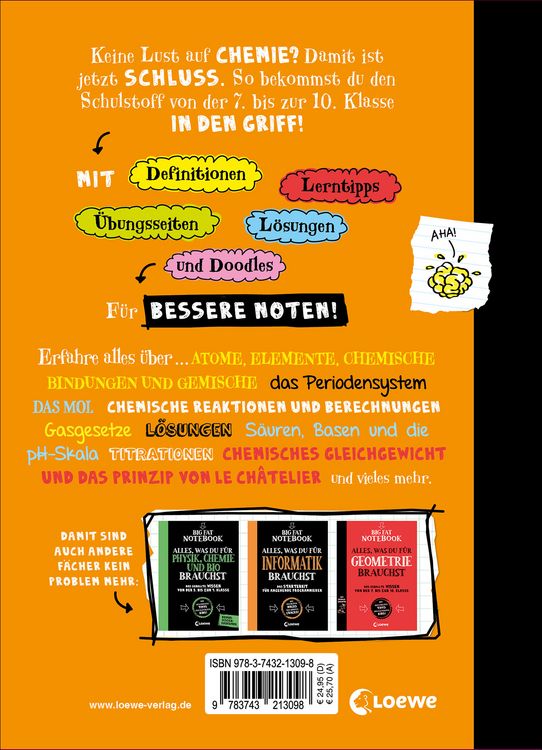 Produktbild: Big Fat Notebook - Alles, was du f&uuml;r Chemie brauchst