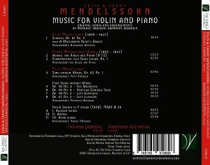Produktbild: Music for Violin and Piano