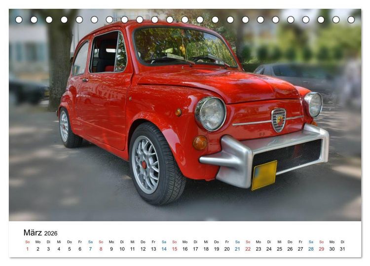 Produktbild: Oldtimer - Altes Blech in neuem Glanz (Tischkalender 2026 DIN A5 quer), CALVENDO Monatskalender