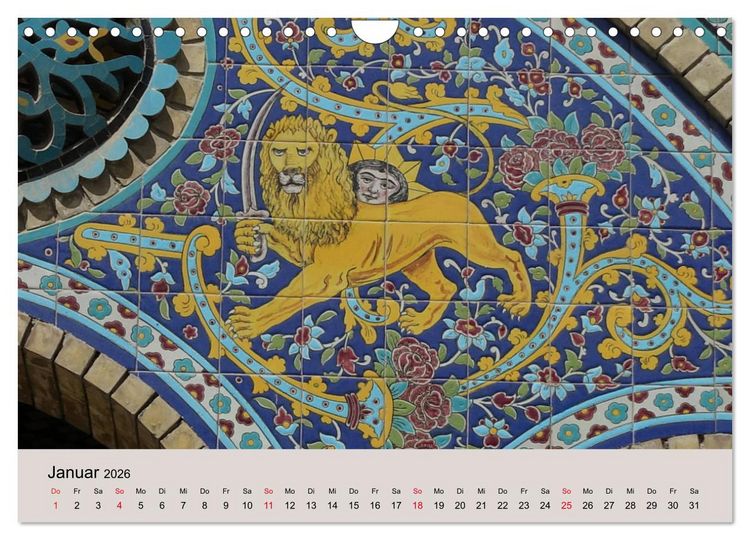 Produktbild: Unbekannter Iran (Wandkalender 2026 DIN A4 quer), CALVENDO Monatskalender