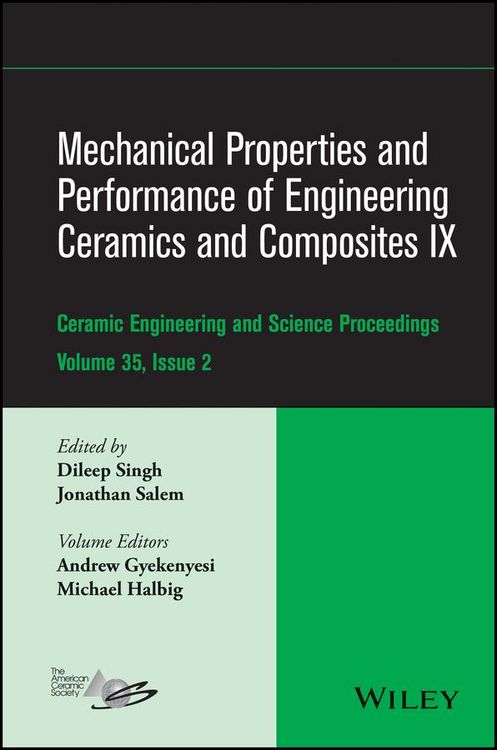 Produktbild: Mechanical Properties and Performance of Engineering Ceramics and Composites IX, Volume 35, Issue 2