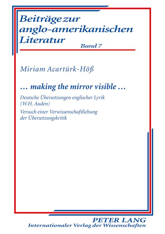 Produktbild: ... making the mirror visible ...