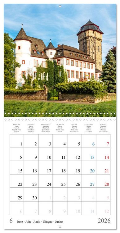 Produktbild: Castles and Palaces in the Middle Rhine Valley (Wall Calendar 2026 12 &times; 12 Inch) CALVENDO 12 Month Wall Calendar