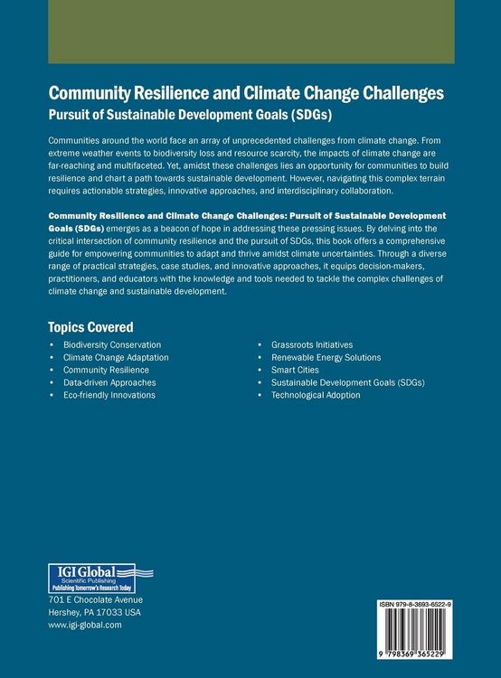 Produktbild: Community Resilience and Climate Change Challenges