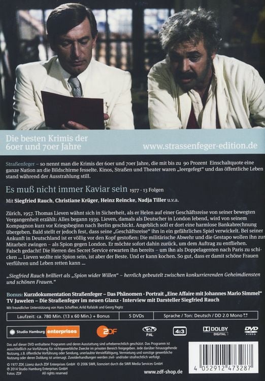 Produktbild: Stra&szlig;enfeger 09 - Es mu&szlig; nicht immer Kaviar sein (Neuauflage) [5 DVDs]