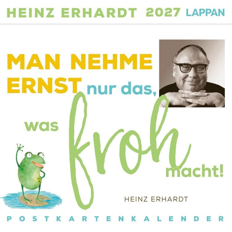 Produktbild: Heinz Erhardt: Postkartenkalender 2027