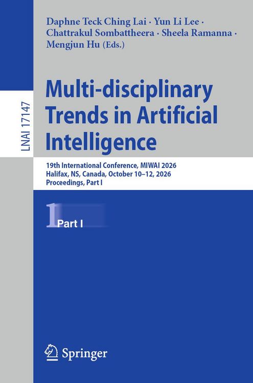 Produktbild: Multi-disciplinary Trends in Artificial Intelligence