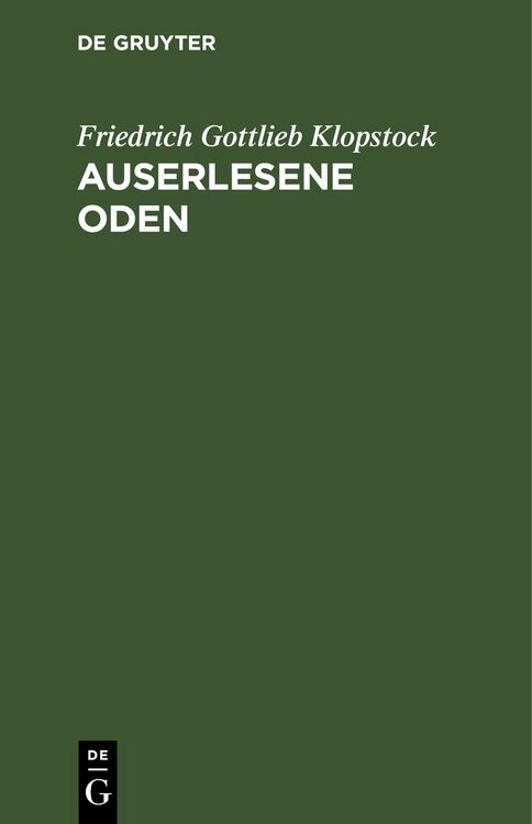 Produktbild: Auserlesene Oden