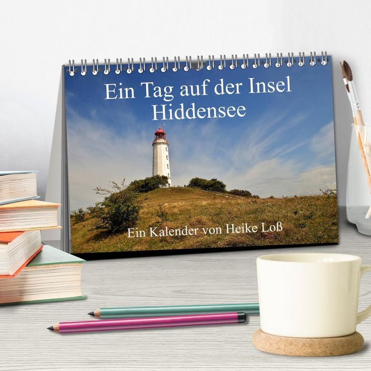 Produktbild: Ein Tag auf der Insel Hiddensee (Tischkalender 2026 DIN A5 quer), CALVENDO Monatskalender