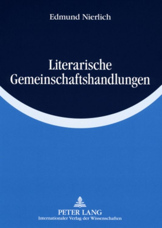 Produktbild: Literarische Gemeinschaftshandlungen