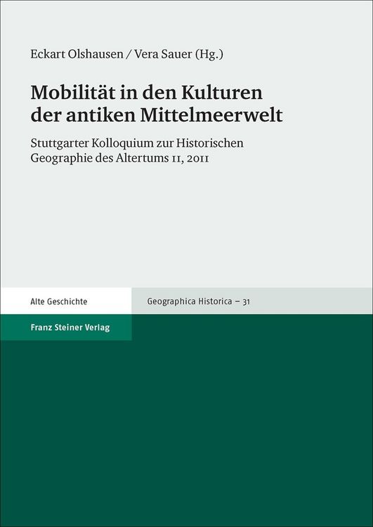 Produktbild: Mobilit&auml;t in den Kulturen der antiken Mittelmeerwelt