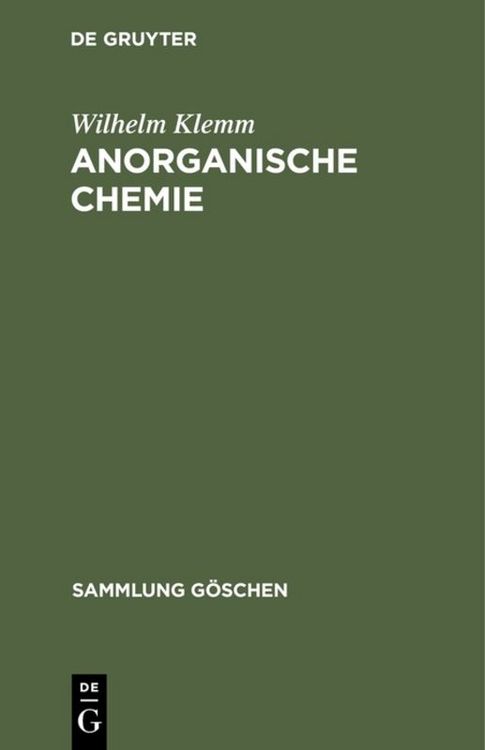 Produktbild: Anorganische Chemie