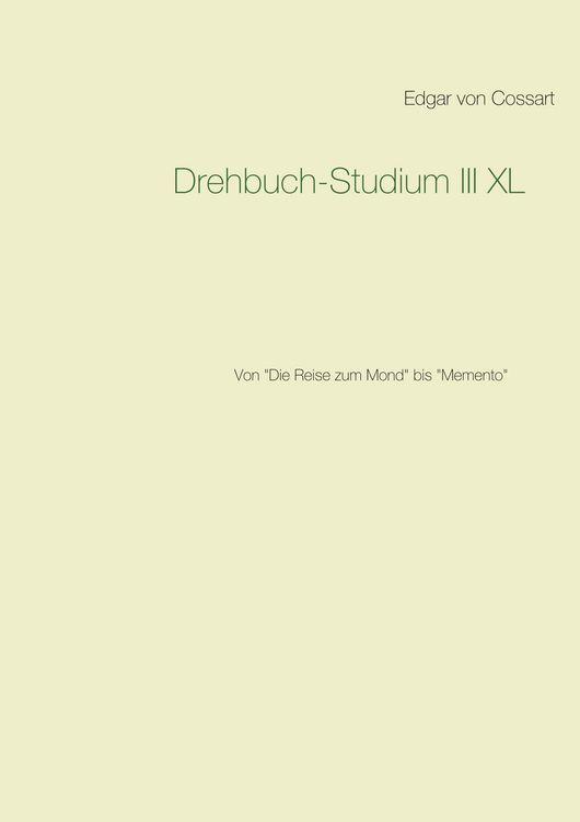 Produktbild: Drehbuch-Studium III XL