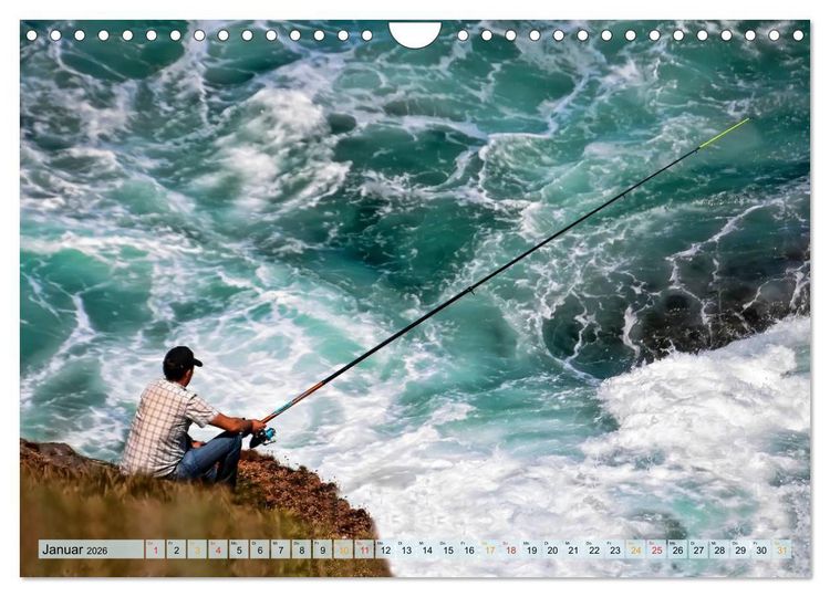 Produktbild: Angeln - meine Leidenschaft (Wandkalender 2026 DIN A4 quer), CALVENDO Monatskalender