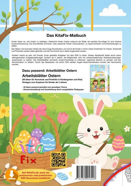 Produktbild: KitaFix Malbuch Ostern
